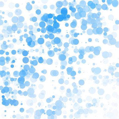 Baloncuklar Çemberi Noktaları Eşsiz Mavi Parlak Vektör Arkaplanı