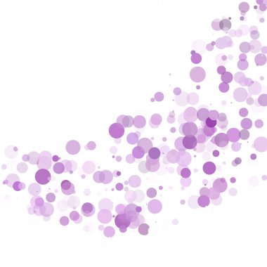 Kabarcıklar daire noktalar benzersiz mor parlak vektör arka plan