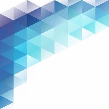 Mavi Izgara Mozaik Arkaplan, Yaratıcı Tasarım Şablonları