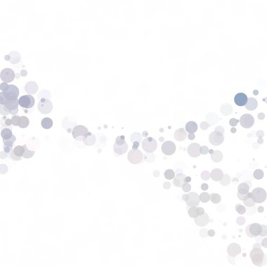 Kabarcıklar daire noktalar benzersiz gri beyaz parlak vektör arka plan