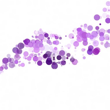 Kabarcıklar daire noktalar benzersiz mor parlak vektör arka plan