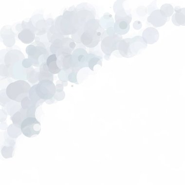 Kabarcıklar benzersiz gri beyaz parlak vektör arka plan