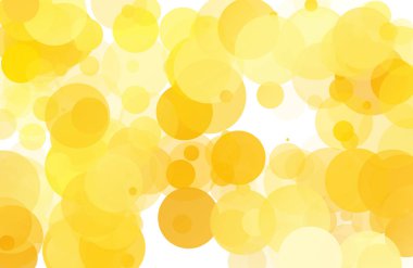 Kabarcıklar benzersiz sarı parlak vektör arka plan