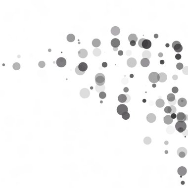 Kabarcıklar daire noktalar benzersiz siyah parlak vektör arka plan