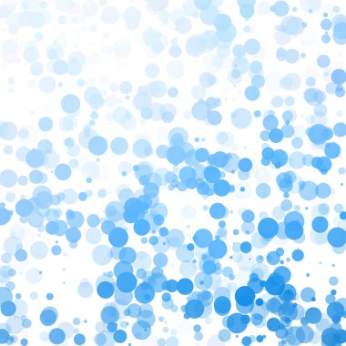 Baloncuklar Çemberi Noktaları Eşsiz Mavi Parlak Vektör Arkaplanı