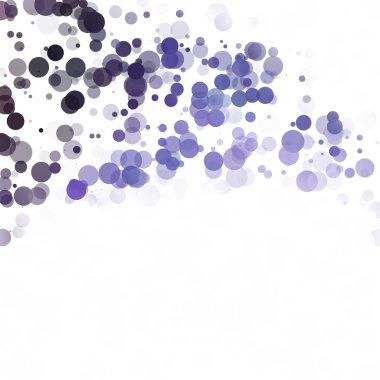 Kabarcıklar daire noktalar benzersiz mor parlak vektör arka plan