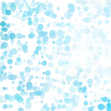 Baloncuklar Çemberi Noktaları Eşsiz Mavi Parlak Vektör Arkaplanı