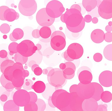 Kabarcıklar benzersiz pembe parlak vektör arka plan