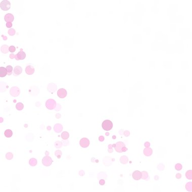 Kabarcıklar daire noktalar benzersiz pembe parlak vektör arka plan