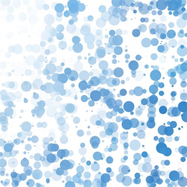 Kabarcıklar benzersiz mavi parlak vektör arka plan