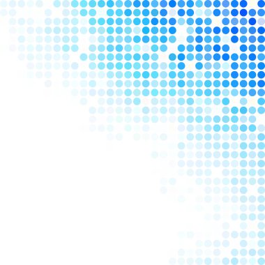 Mavi rastgele noktalar arka plan, yaratıcı tasarım şablonları