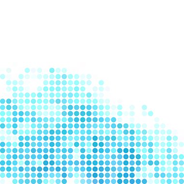 Mavi rastgele noktalar arka plan, yaratıcı tasarım şablonları