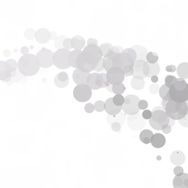 Kabarcıklar benzersiz gri beyaz parlak vektör arka plan
