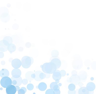 Kabarcıklar benzersiz mavi parlak vektör arka plan