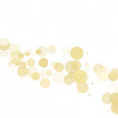 Kabarcıklar daire noktalar benzersiz sarı parlak vektör arka plan