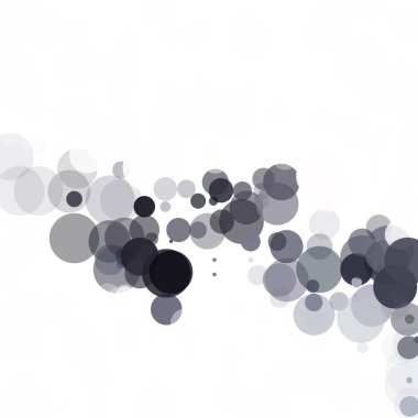 Kabarcıklar daire noktalar benzersiz siyah parlak vektör arka plan