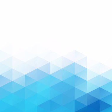 Mavi Izgara Mozaik Arkaplan, Yaratıcı Tasarım Şablonları