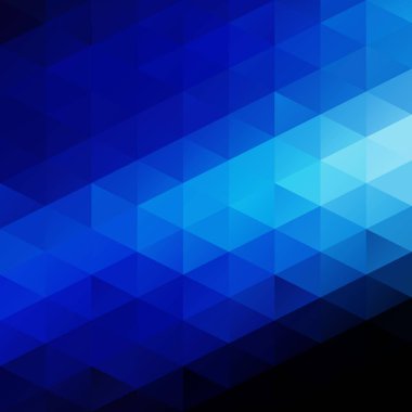 Mavi Izgara Mozaik Arkaplan, Yaratıcı Tasarım Şablonları