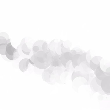 Kabarcıklar daire noktalar benzersiz gri beyaz parlak vektör arka plan