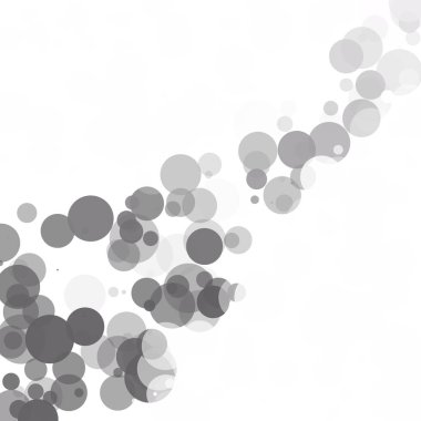 Kabarcıklar benzersiz gri beyaz parlak vektör arka plan