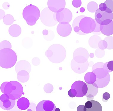 Kabarcıklar benzersiz mor parlak vektör arka plan