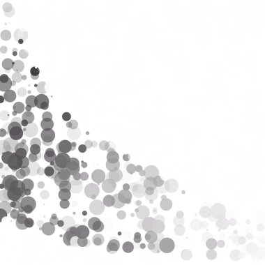 Kabarcıklar daire noktalar benzersiz siyah parlak vektör arka plan