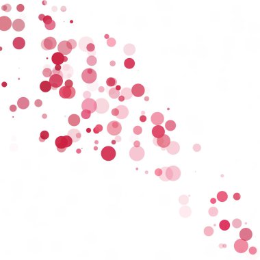 Kabarcıklar daire noktalar benzersiz kırmızı parlak vektör arka plan