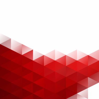 Kırmızı kılavuz Mozaik arka plan, yaratıcı tasarım şablonları