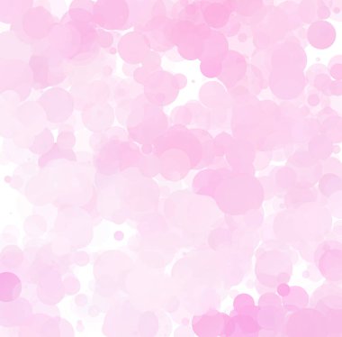 Kabarcıklar benzersiz pembe parlak vektör arka plan