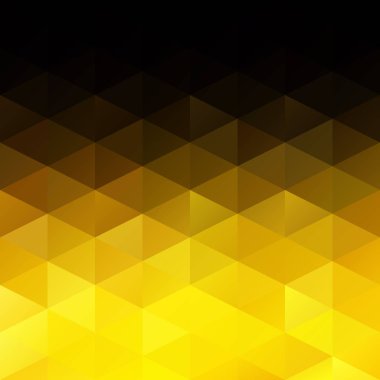 Sarı Izgara Mozaik Arkaplan, Yaratıcı Tasarım Şablonları