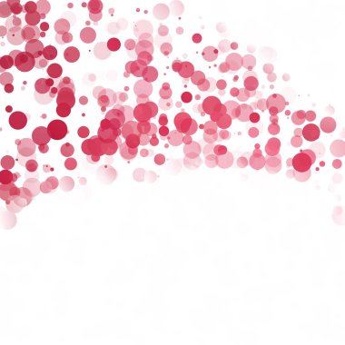 Kabarcıklar daire noktalar benzersiz pembe parlak vektör arka plan