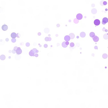 Kabarcıklar daire noktalar benzersiz mor parlak vektör arka plan