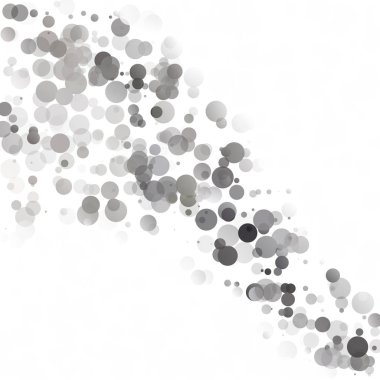 Kabarcıklar daire noktalar benzersiz siyah parlak vektör arka plan