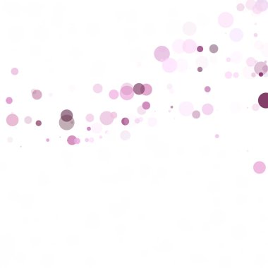 Kabarcıklar daire noktalar benzersiz mor parlak vektör arka plan