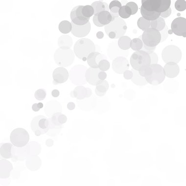 Kabarcıklar benzersiz gri beyaz parlak vektör arka plan