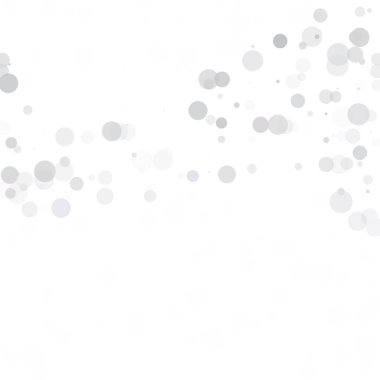 Kabarcıklar daire noktalar benzersiz gri beyaz parlak vektör arka plan