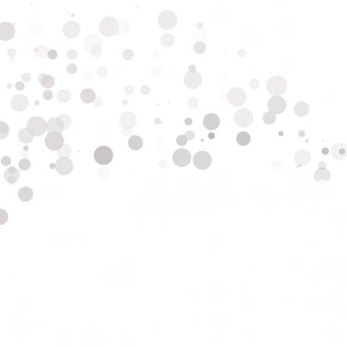 Kabarcıklar daire noktalar benzersiz gri beyaz parlak vektör arka plan