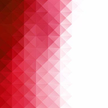 Kırmızı kılavuz Mozaik arka plan, yaratıcı tasarım şablonları