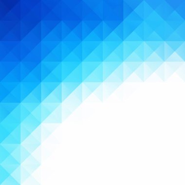 Mavi Izgara Mozaik Arkaplan, Yaratıcı Tasarım Şablonları