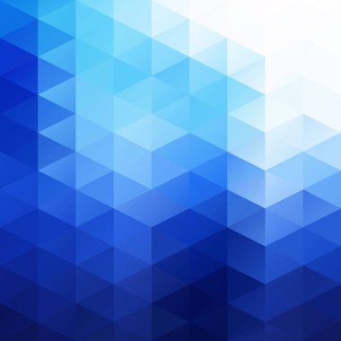 Mavi Izgara Mozaik Arkaplan, Yaratıcı Tasarım Şablonları