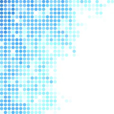 Mavi rastgele noktalar arka plan, yaratıcı tasarım şablonları