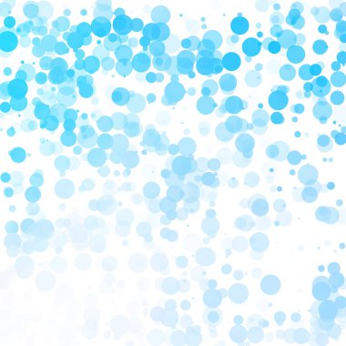 Baloncuklar Çemberi Noktaları Eşsiz Mavi Parlak Vektör Arkaplanı