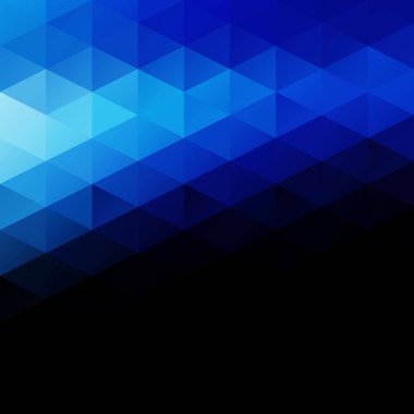 Mavi Izgara Mozaik Arkaplan, Yaratıcı Tasarım Şablonları