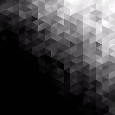 Siyah kılavuz Mozaik arka plan, yaratıcı tasarım şablonları