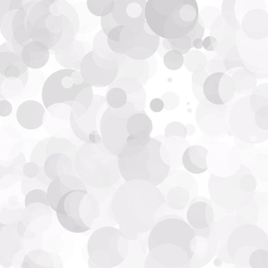 Kabarcıklar benzersiz gri beyaz parlak vektör arka plan