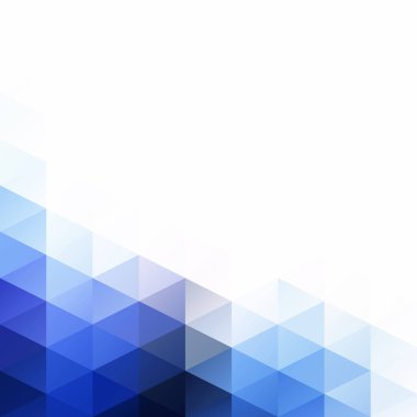 Mavi Izgara Mozaik Arkaplan, Yaratıcı Tasarım Şablonları