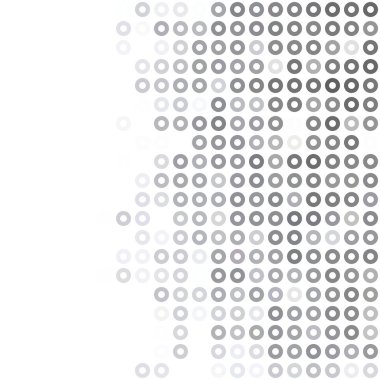 Gri beyaz Donuts arka plan, yaratıcı tasarım şablonları