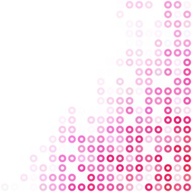 Kırmızı Donuts arka plan, yaratıcı tasarım şablonları