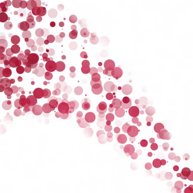 Kabarcıklar daire noktalar benzersiz mor parlak vektör arka plan