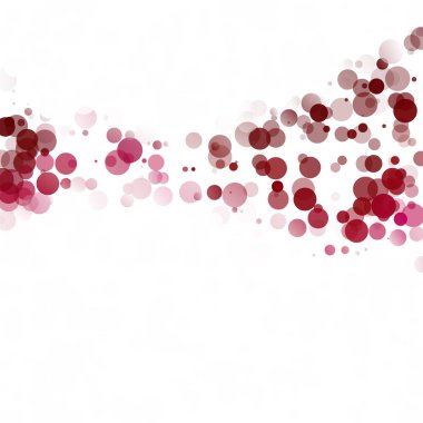 Kabarcıklar daire noktalar benzersiz mor parlak vektör arka plan